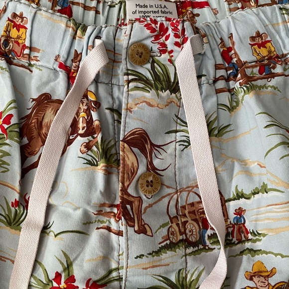 Original Cowboy Pajamas men’s pants size Medium. . Pattern: Home on the Range - Picture 10 of 15